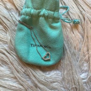 tiffany and co heart necklace